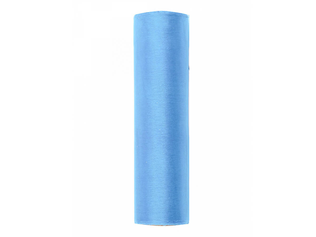 Organza gładka błękit 0,16x9m ORP16-011 PartyDeco